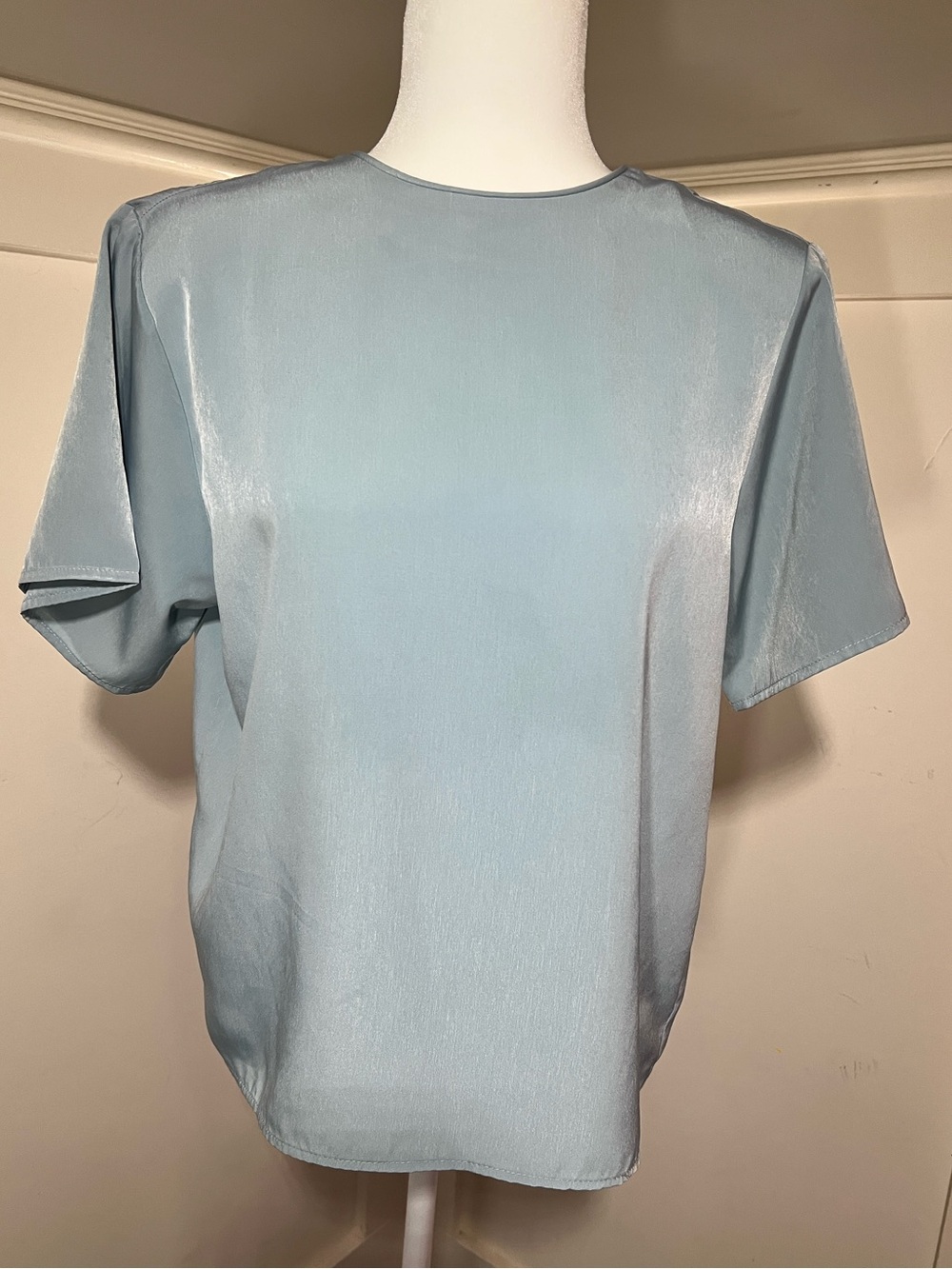 Vintage Jack MulQueen Light Blue Blouse